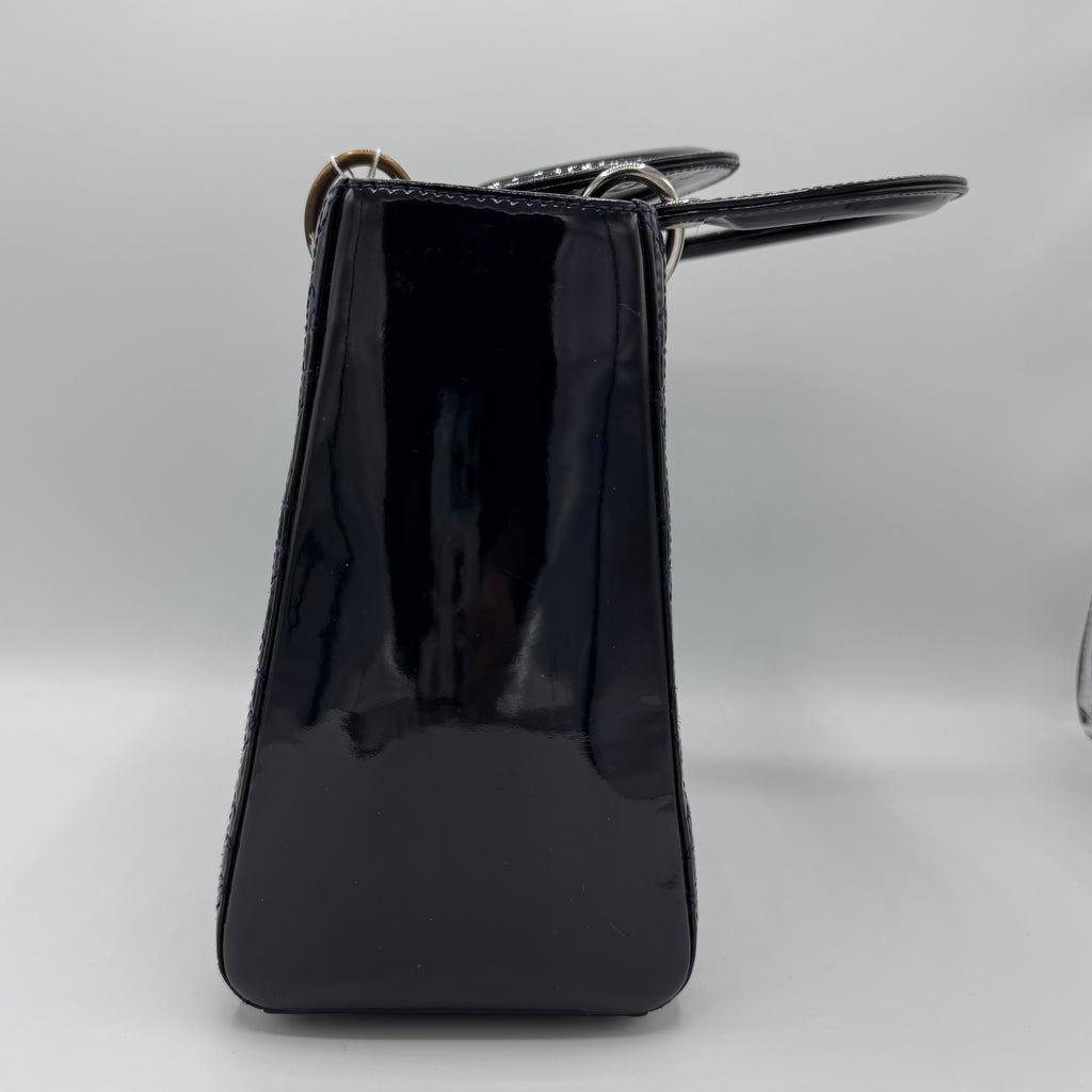 Christian Dior- Lady Dior Handbag Patent Medium