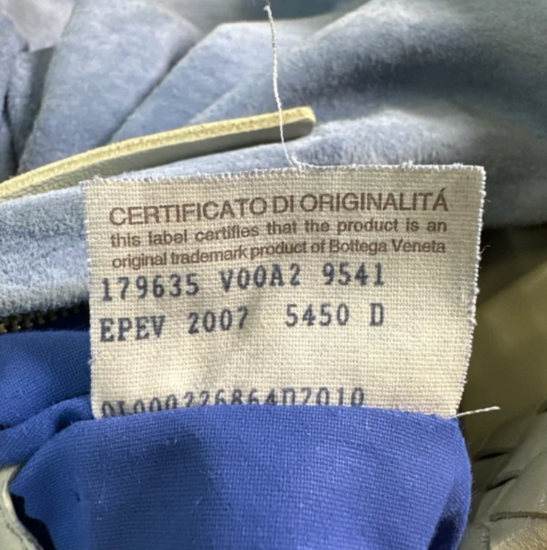 Vintage Intrecciato Large Cesta Tote Bag B24079