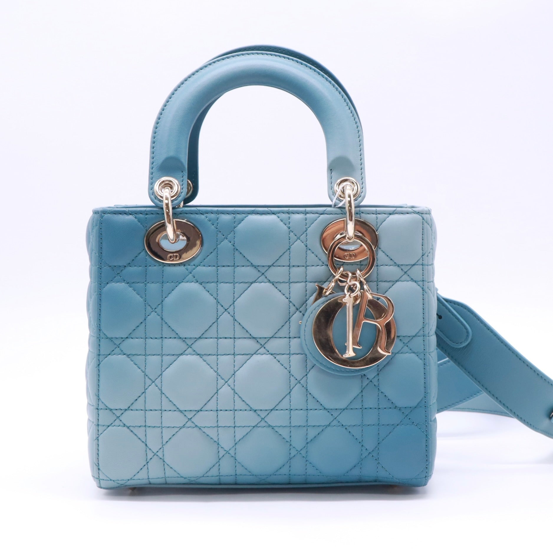 My ABCDior Lady Dior Bag Cannage Quilt Gradient Lambskin Small Twins LDJ5300