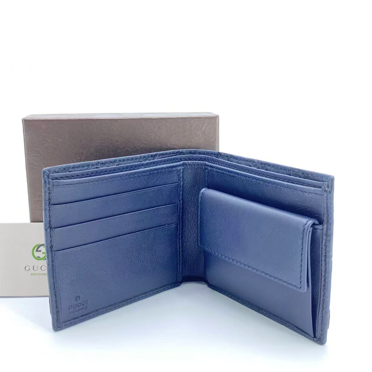 Bifold Microguccissima LeatherCompact Wallet