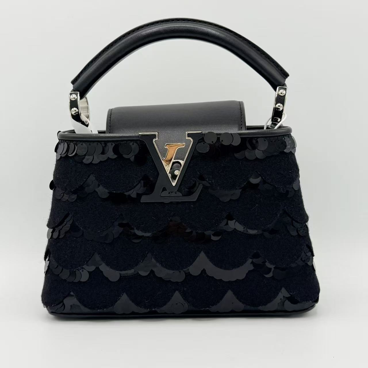 Capucines Bag Sequins and Felt Mini
