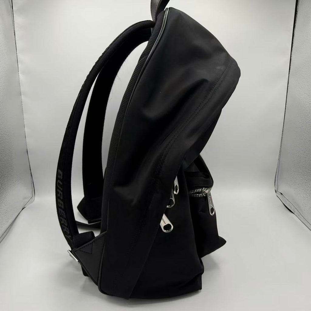 Black Nylon Backpack