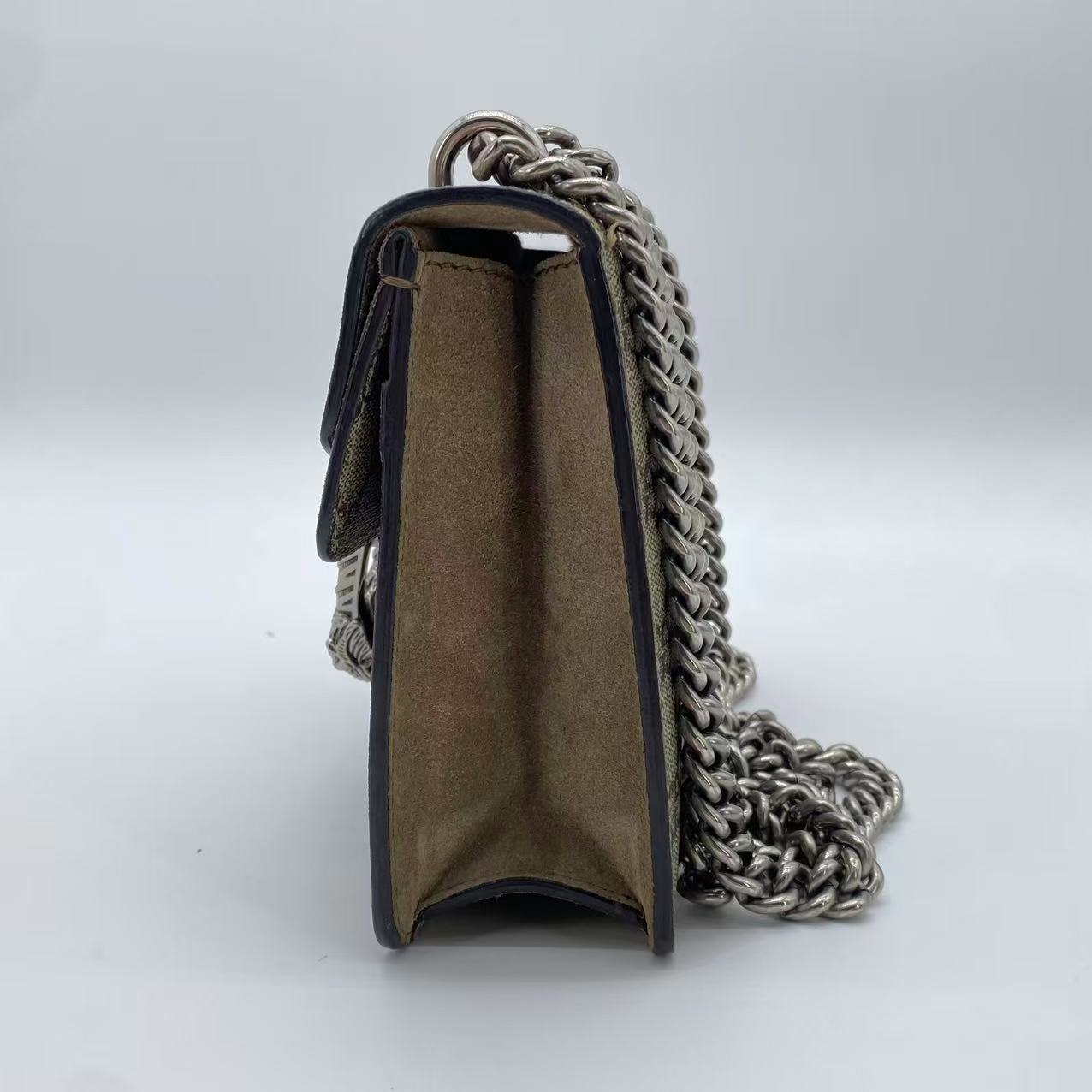 GG Supreme Monogram MIni Dionysus Shoulder Bag Taupe
