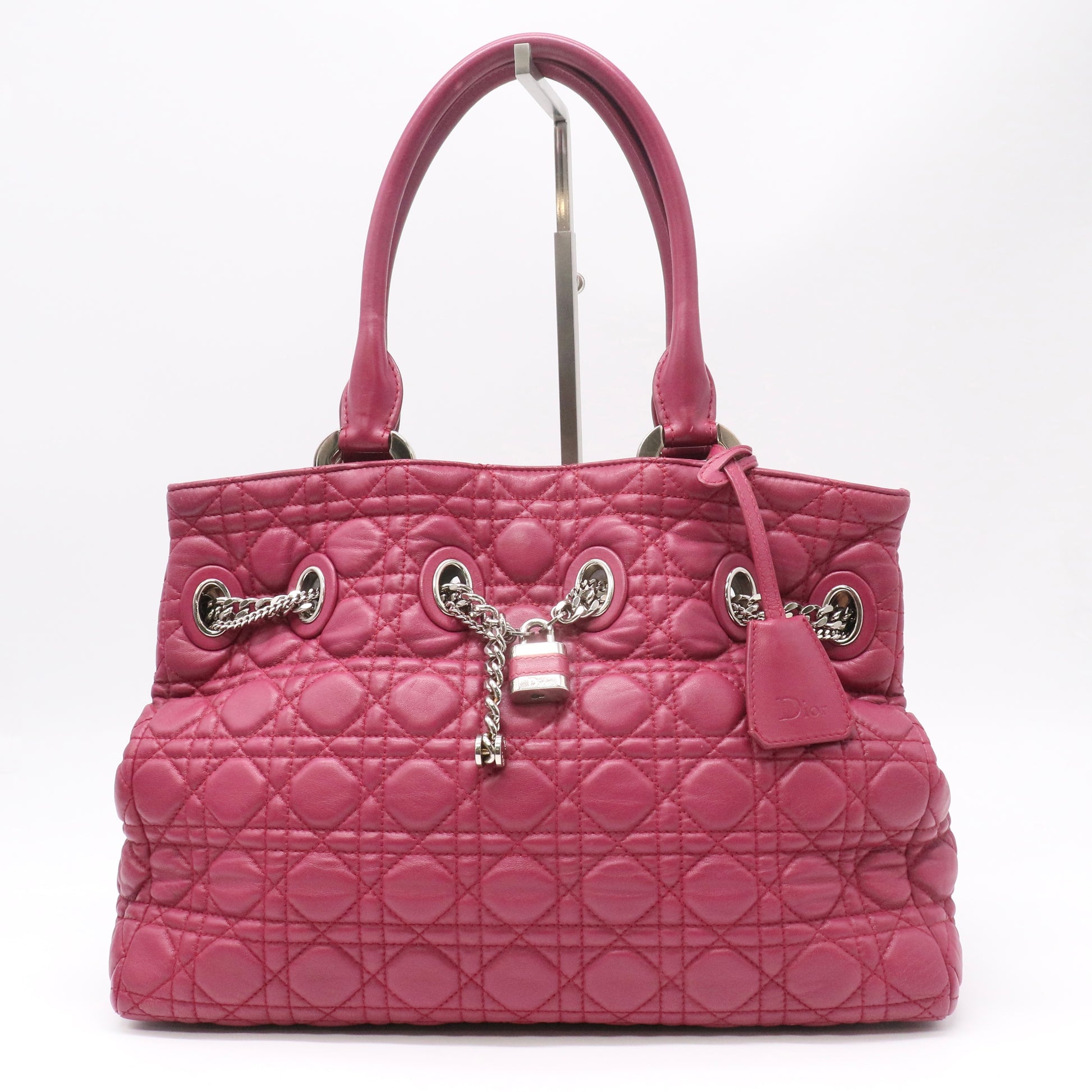 Dior Lambskin Cannage Chri Chri Tote Twins LDJ5347