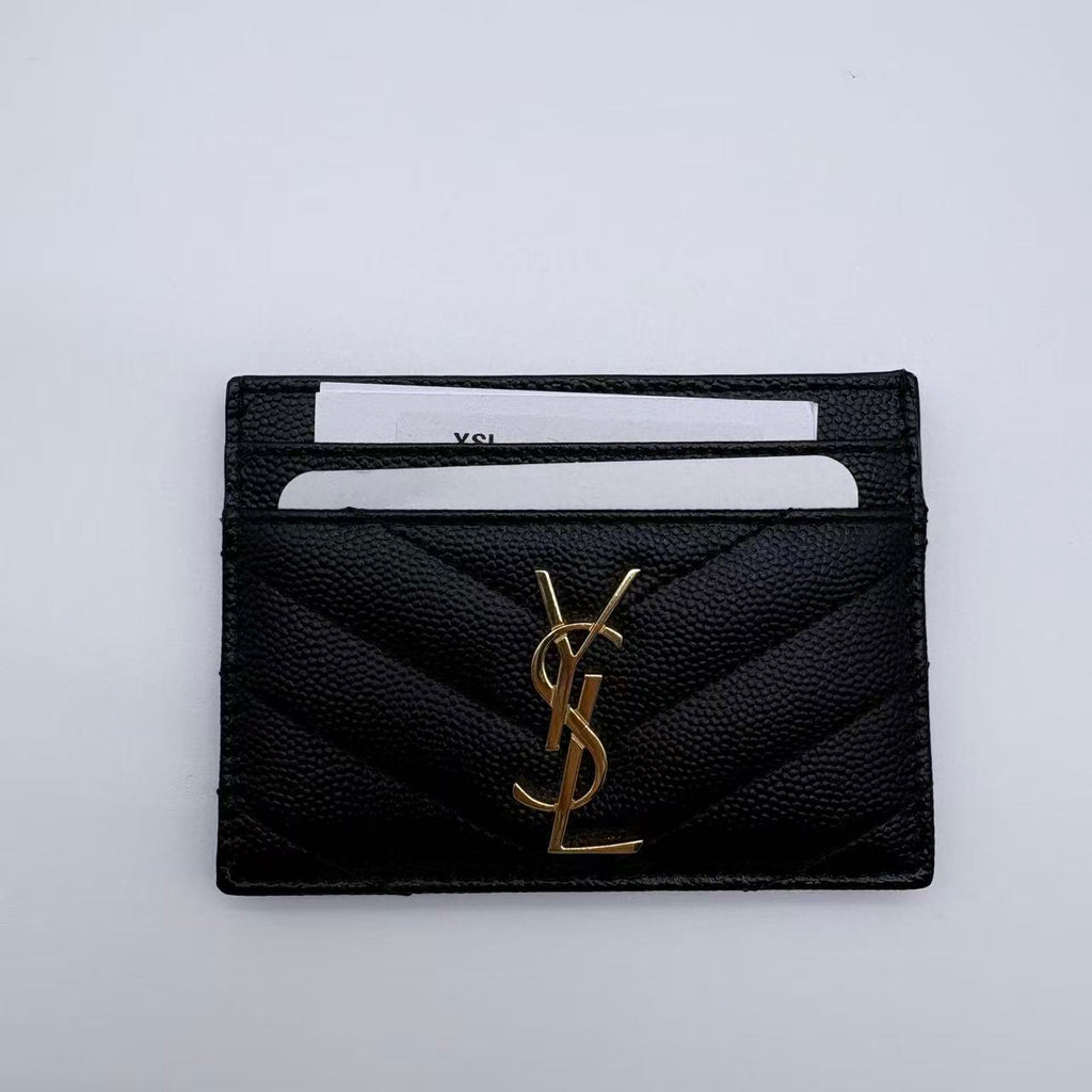 SAINT LAURENT Cassandre Card Holder