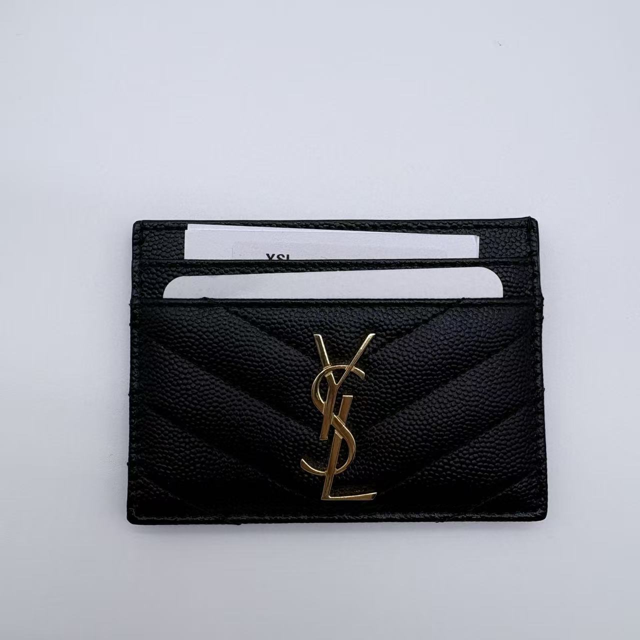 SAINT LAURENT Cassandre Card Holder