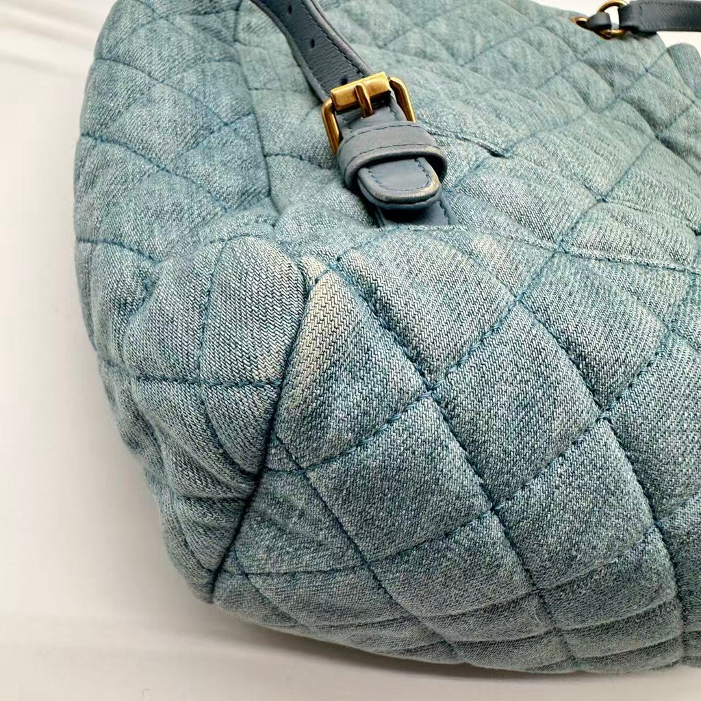 Urban Spirit Backpack Quilted Denim Small