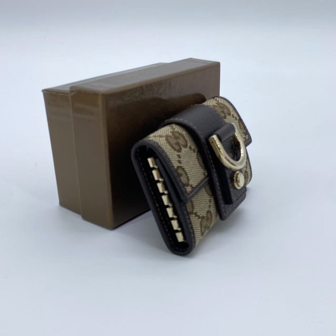 Horsebit Guccissima Canvas 6 Key Holder