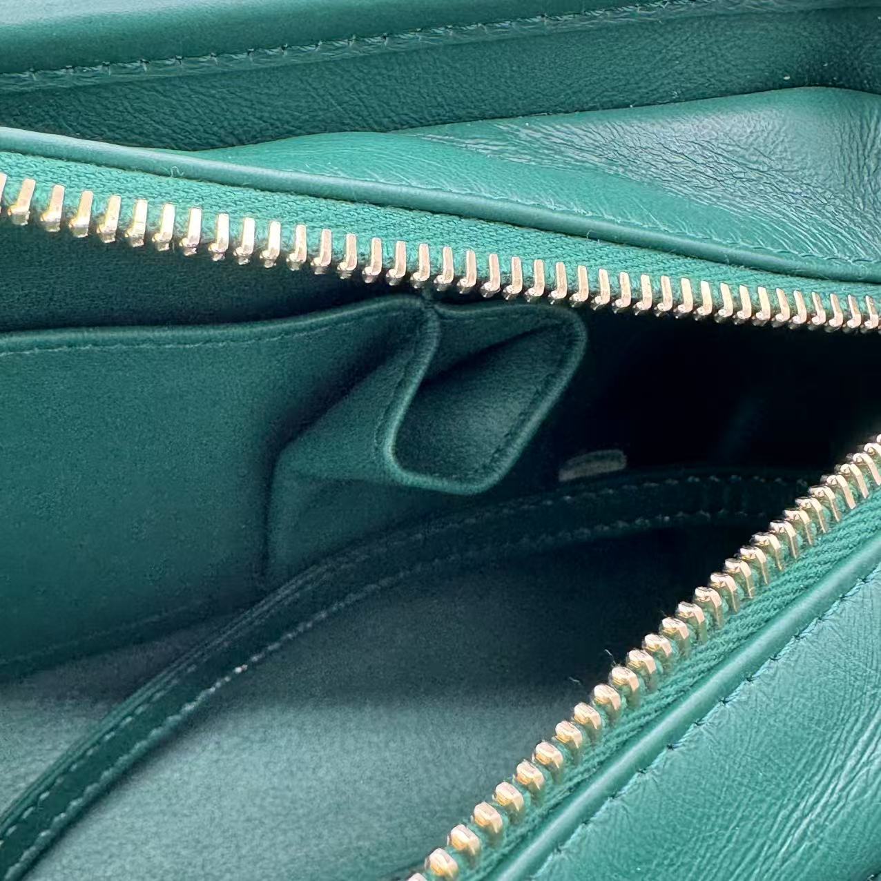 Chanel Gabrielle Hobo Bag emerald python green