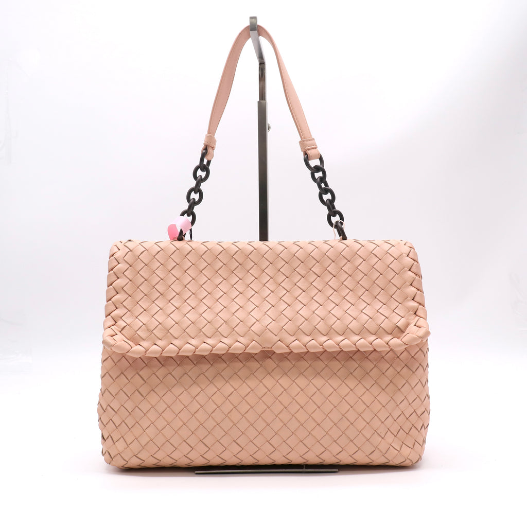 Bottega Veneta Olimpia Shoulder Bag Intrecciato Nappa Medium Twins LDJ5378