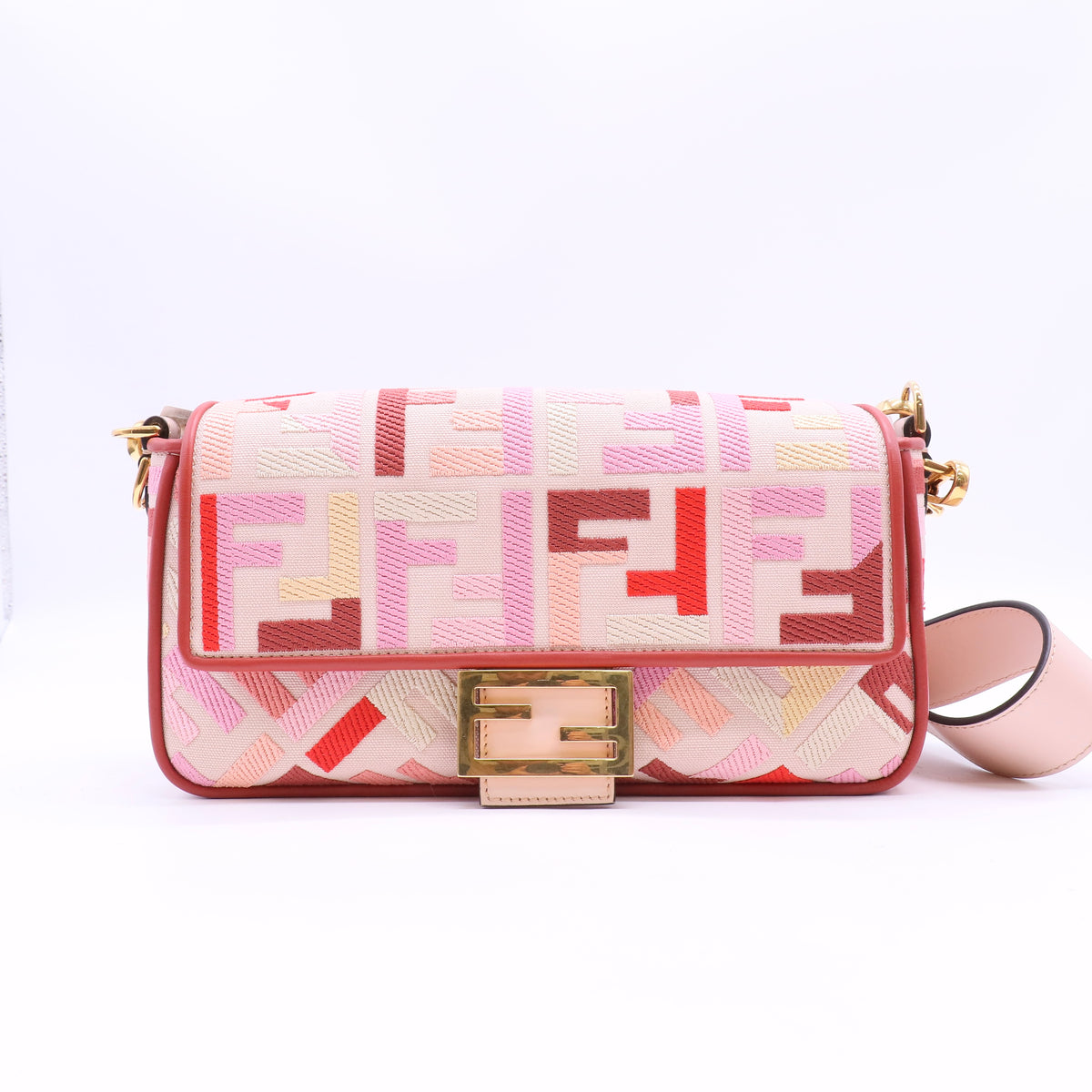 Baguette NM Bag Zucca Embroidered Canvas MediumTwins LDJ6047