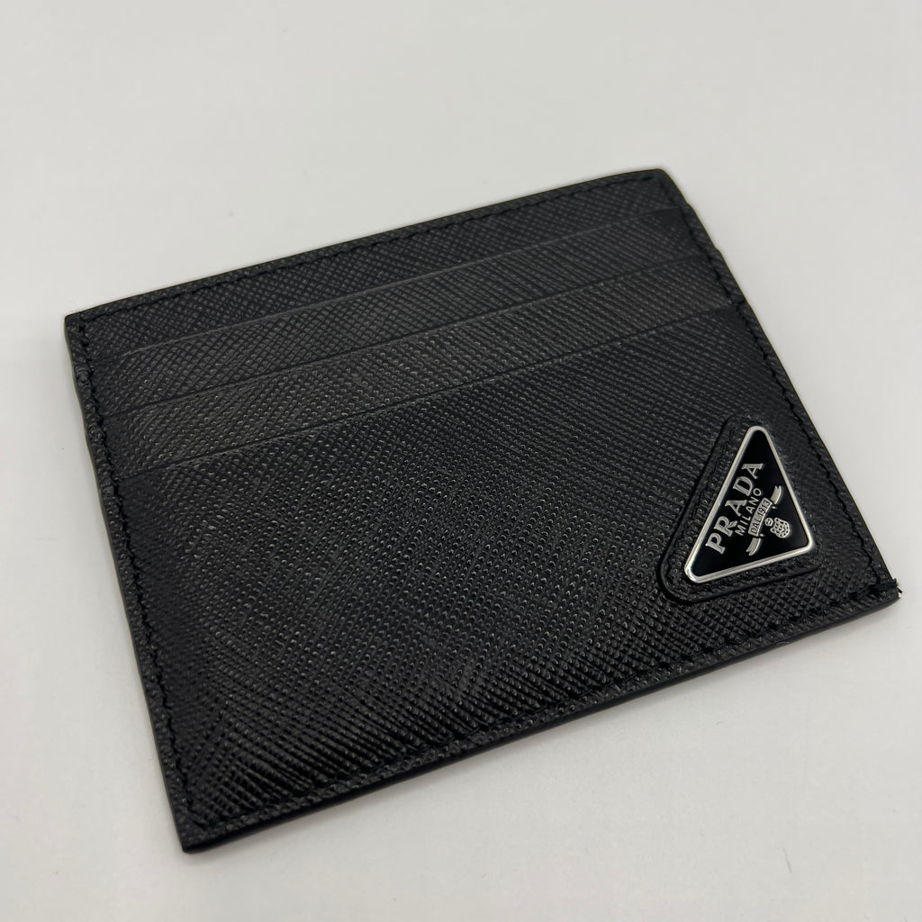 Saffiano Card Holder Black