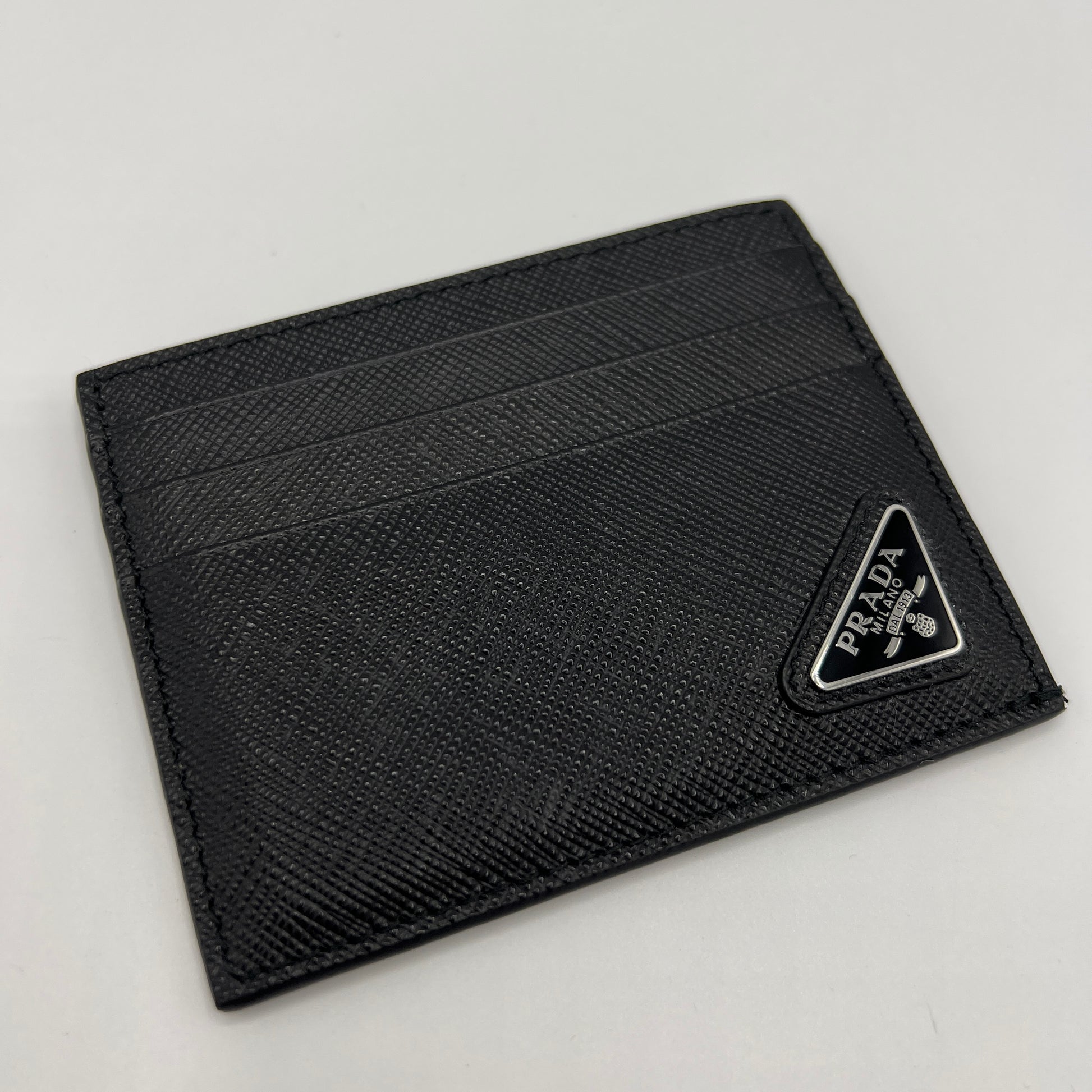 Saffiano Card Holder Black