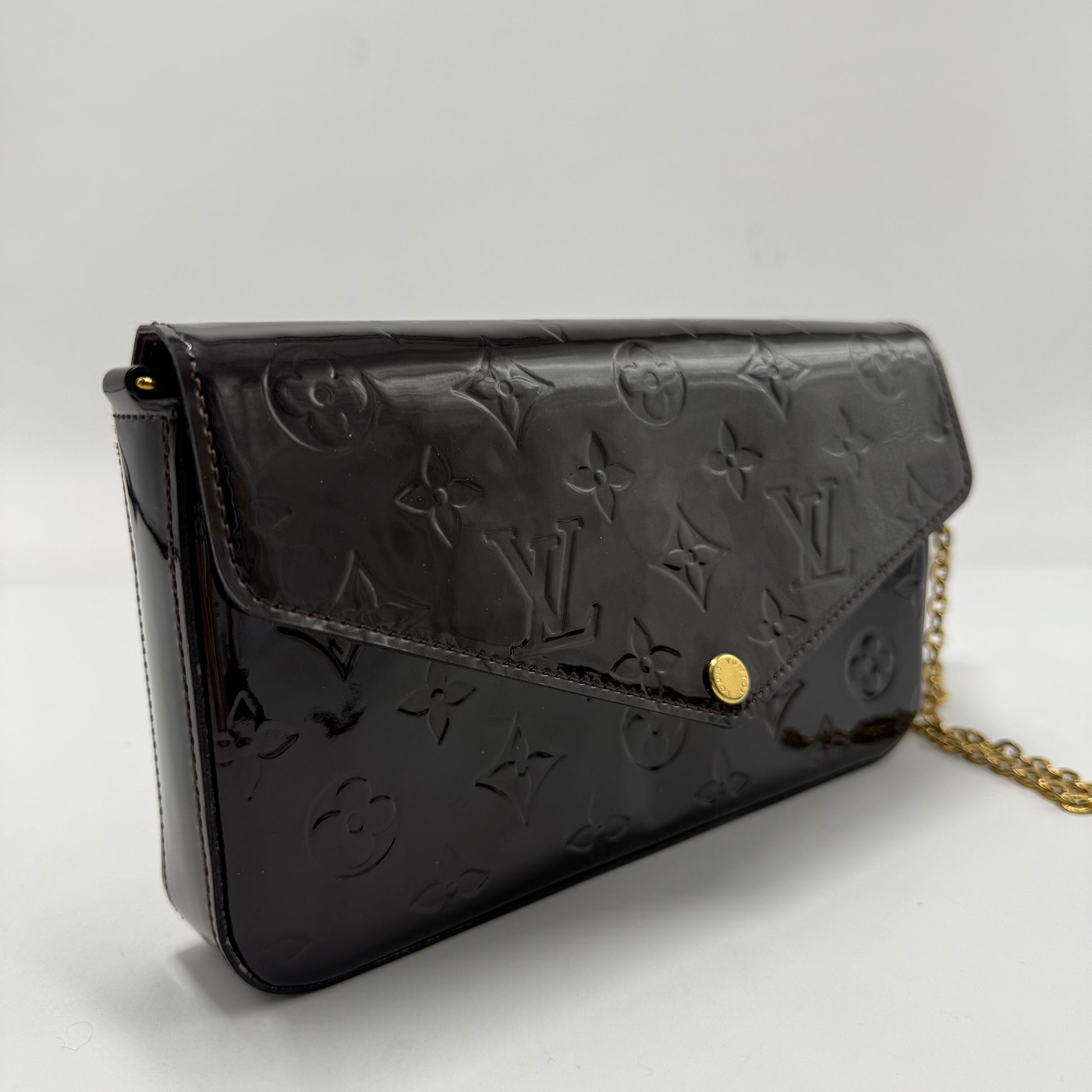 Felicie Pochette Monogram Vernis Twins
