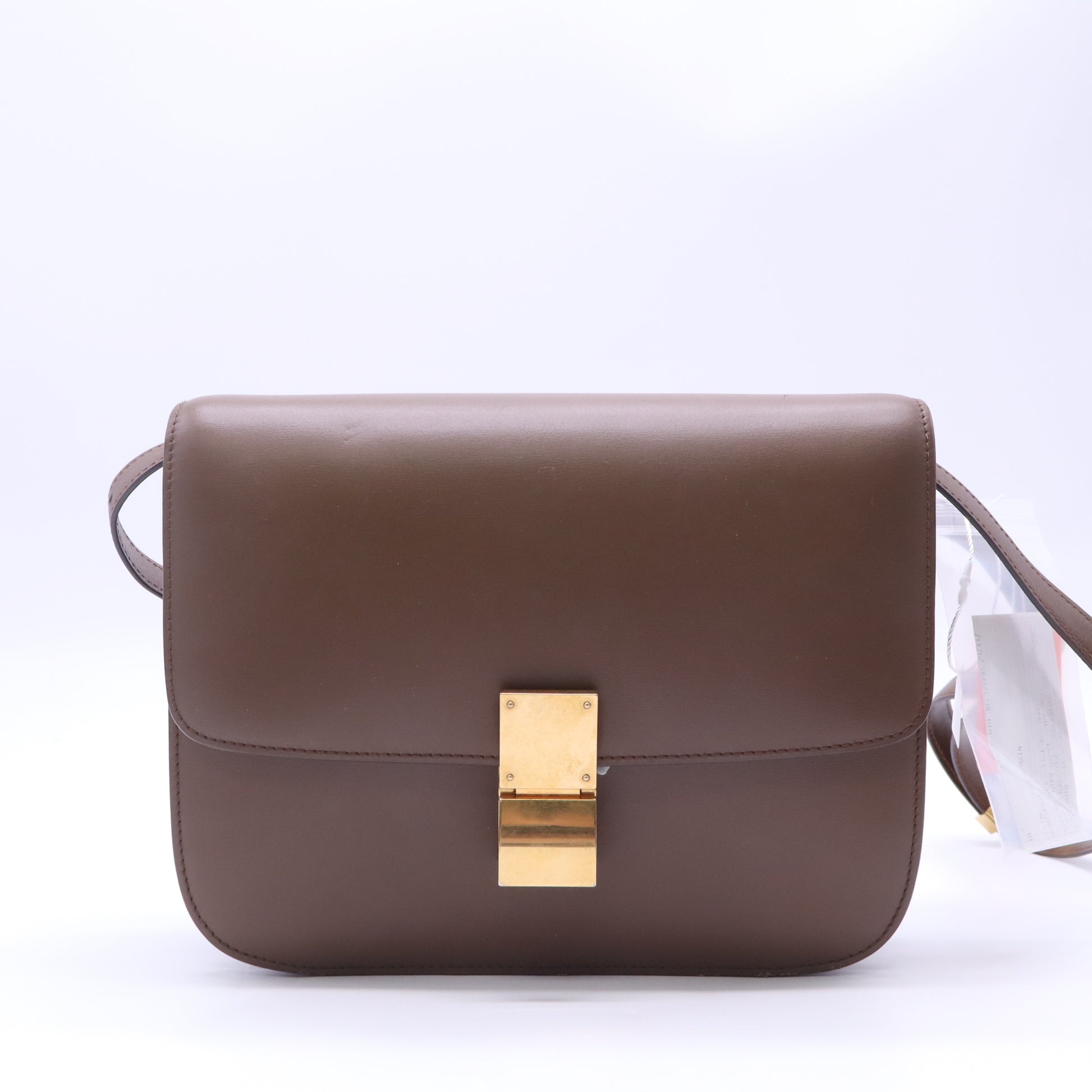 Celine Classic Box Bag Smooth Leather Medium twins LDZ958