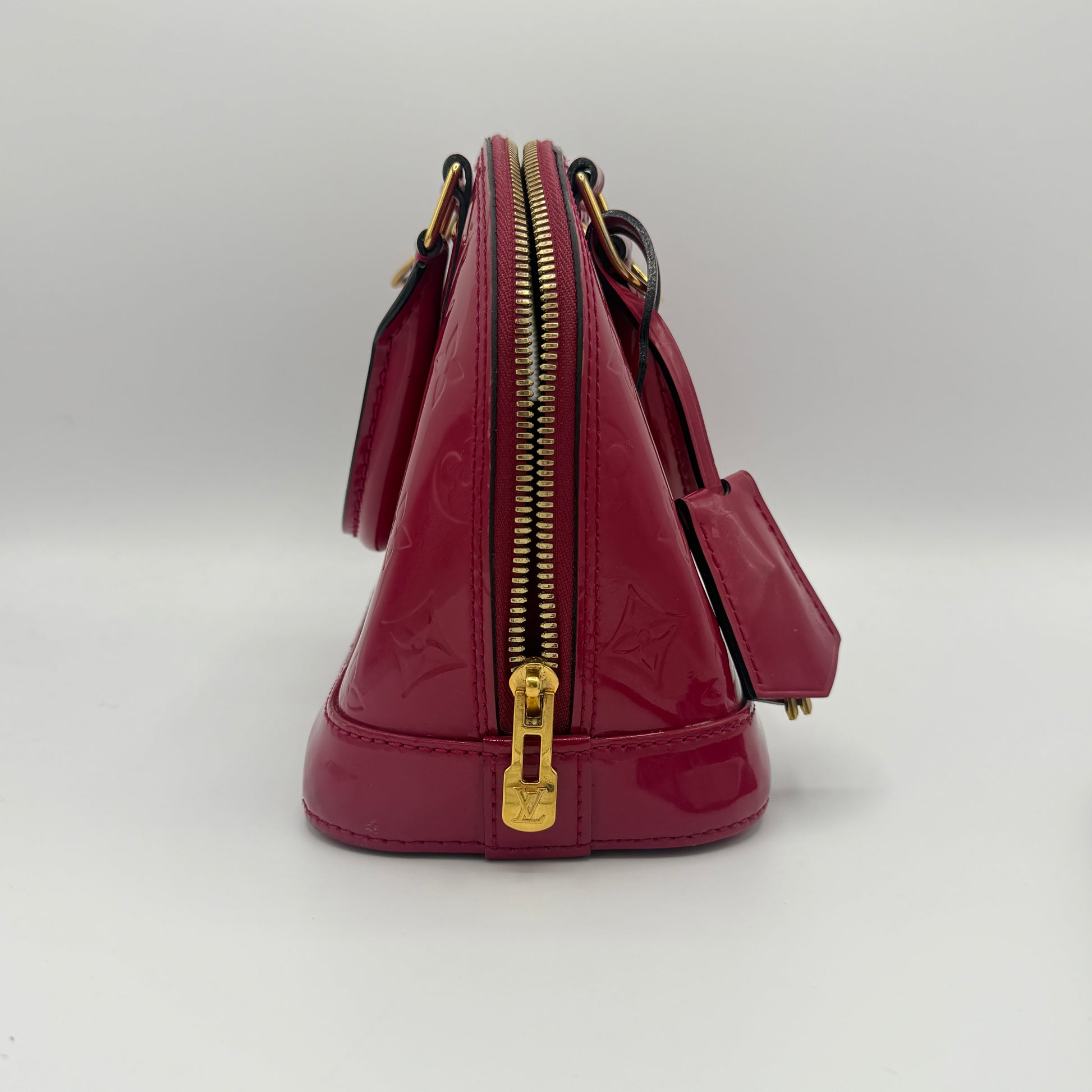 Alma Handbag Monogram Vernis BB