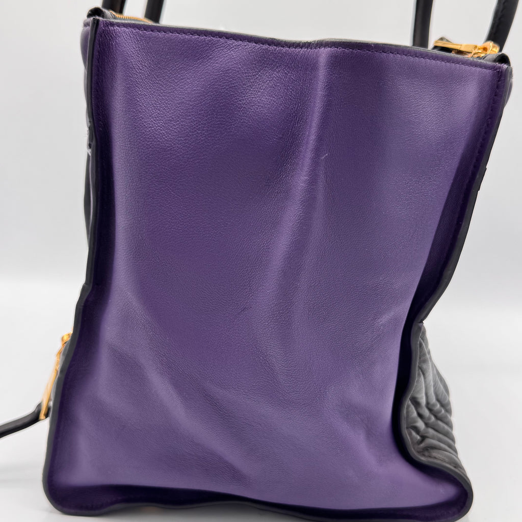 Miu Miu Nappa Biker Satchel
