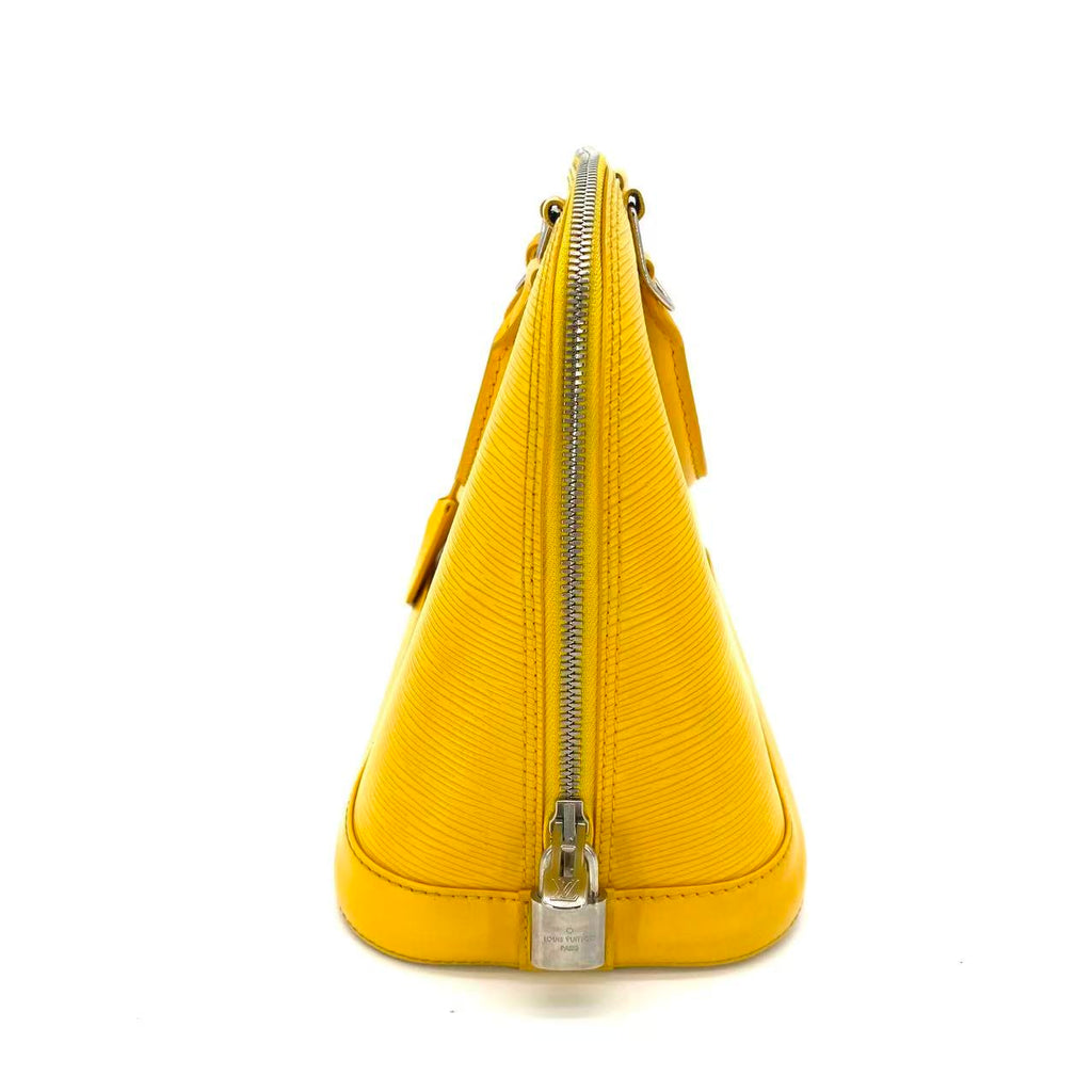 Citron Epi Leather Alma PM Bag