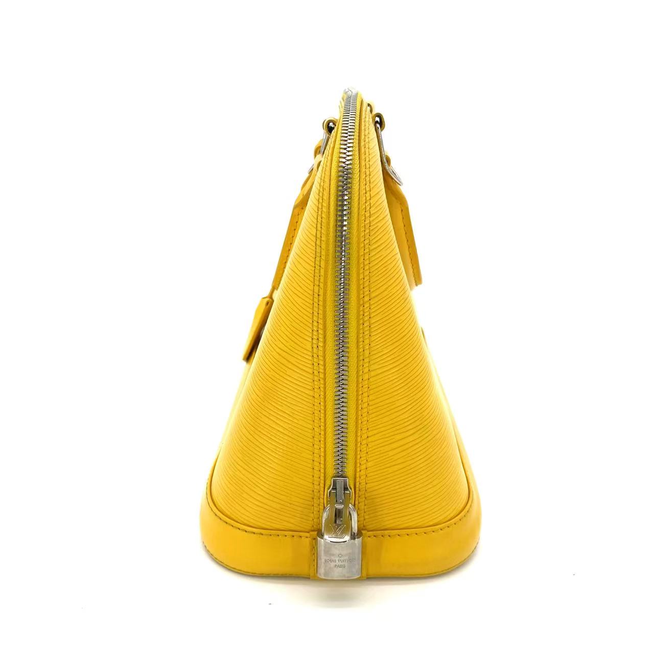 Citron Epi Leather Alma PM Bag
