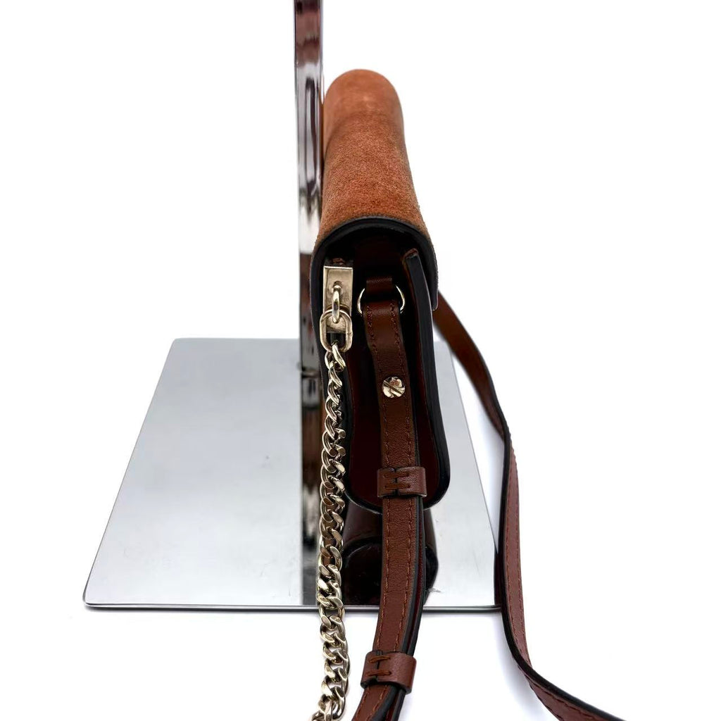 Faye leather Mini crossbody bag