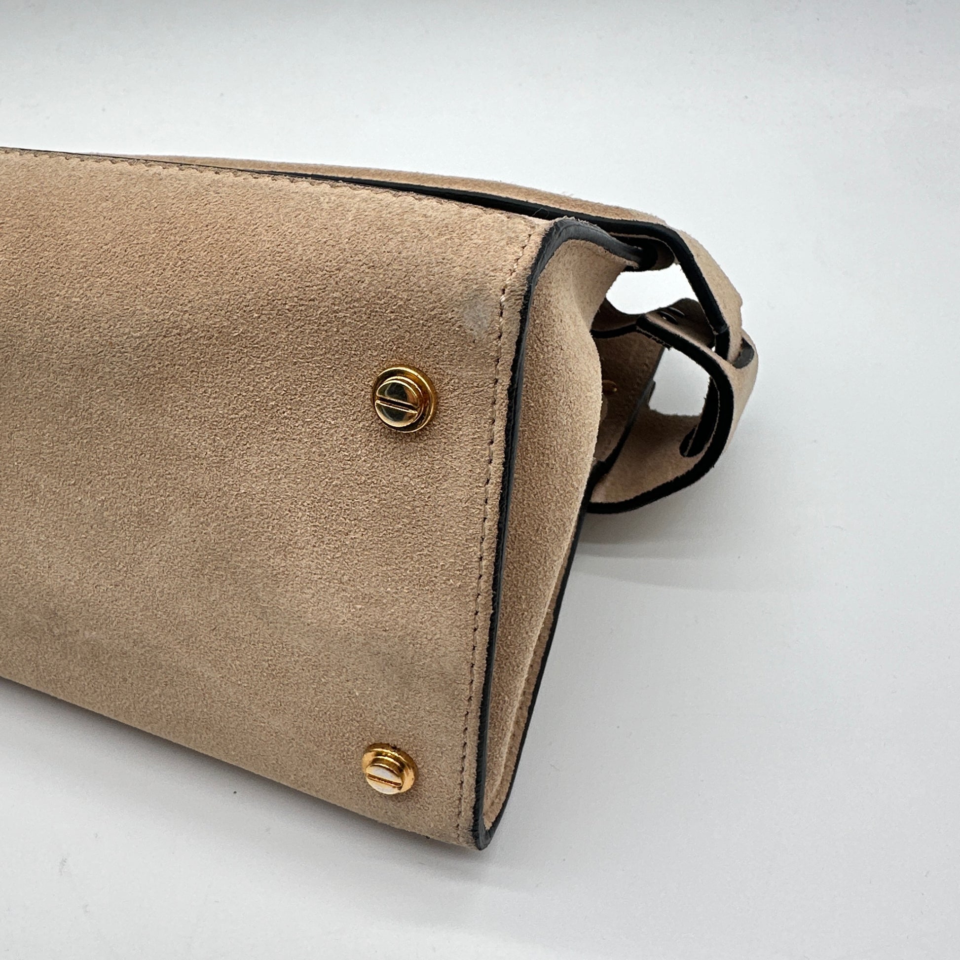 Small Horizon Handle Bag Beige