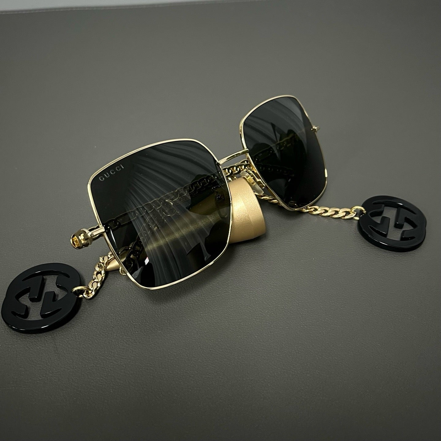 Gucci Square Frame Oversized Sunglasses Twins LDJ3779