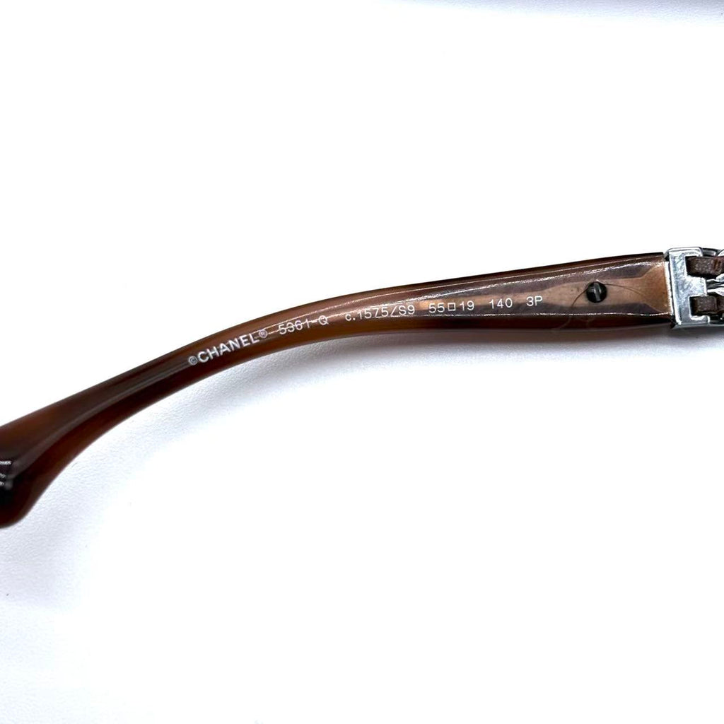 Cat Eye BraidedChain Arms Sunglasses