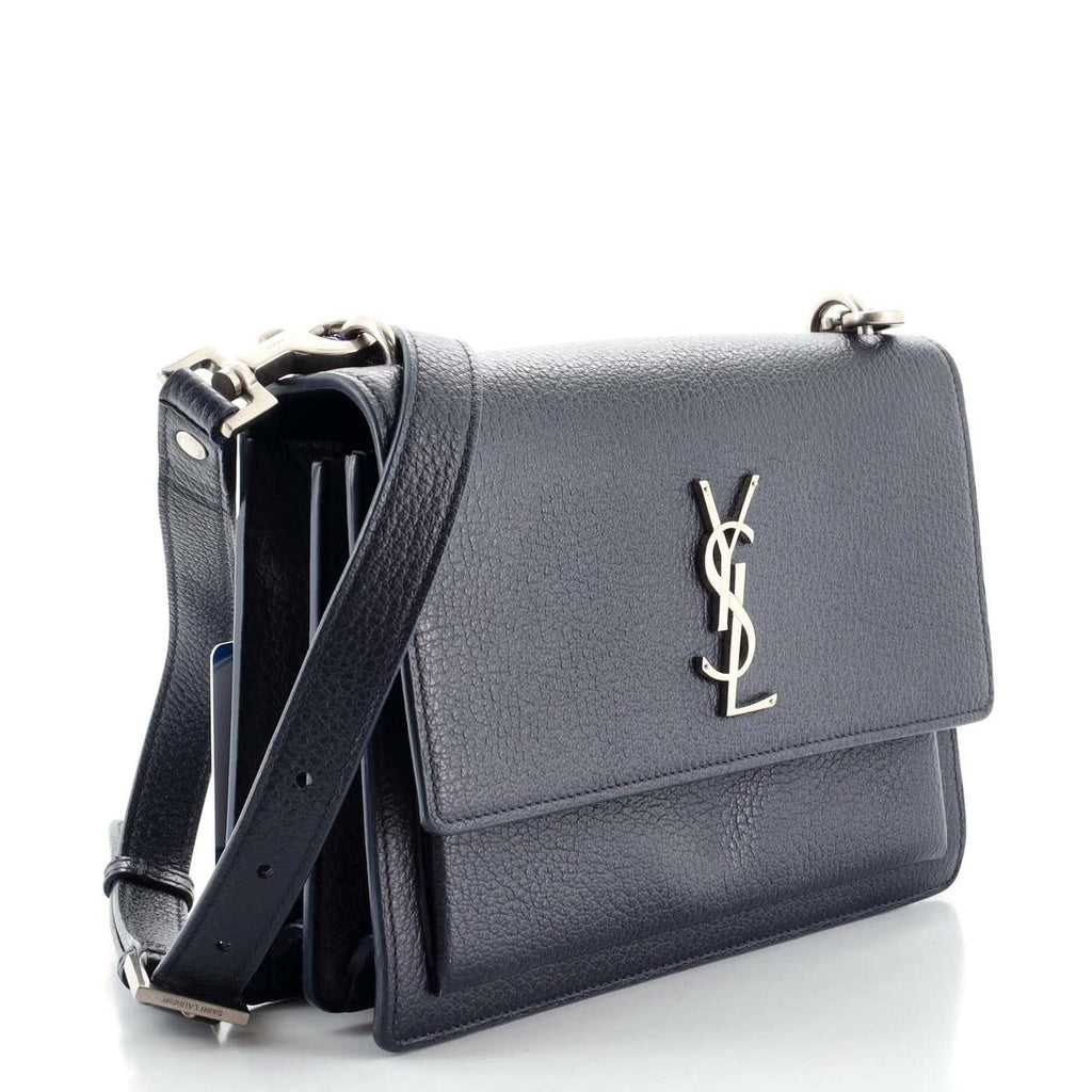 Sunset Satchel Leather Medium twins