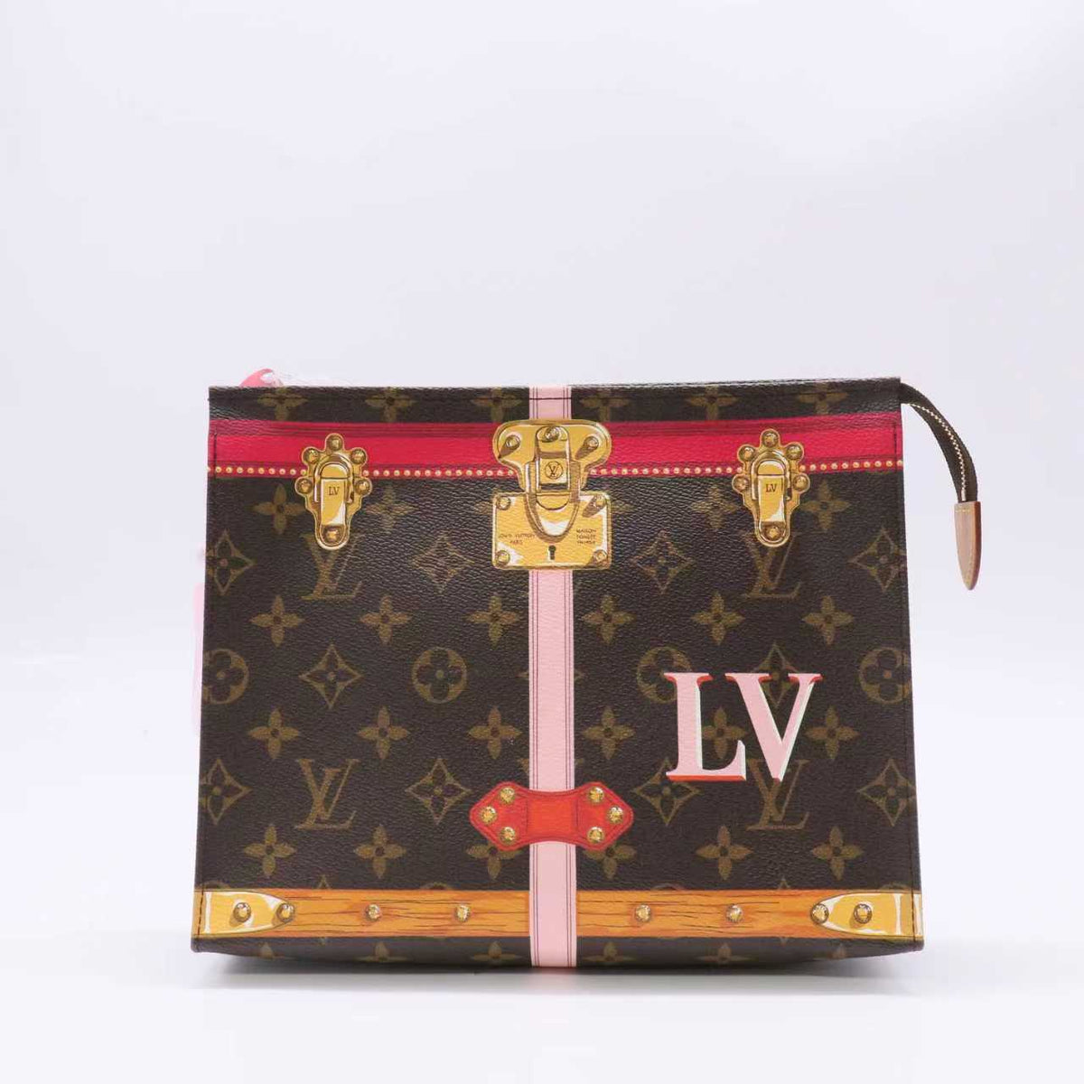 Louis Vuitton Monogram Summer Trunks Toiletry Pouch 26 Twins LDJ6222