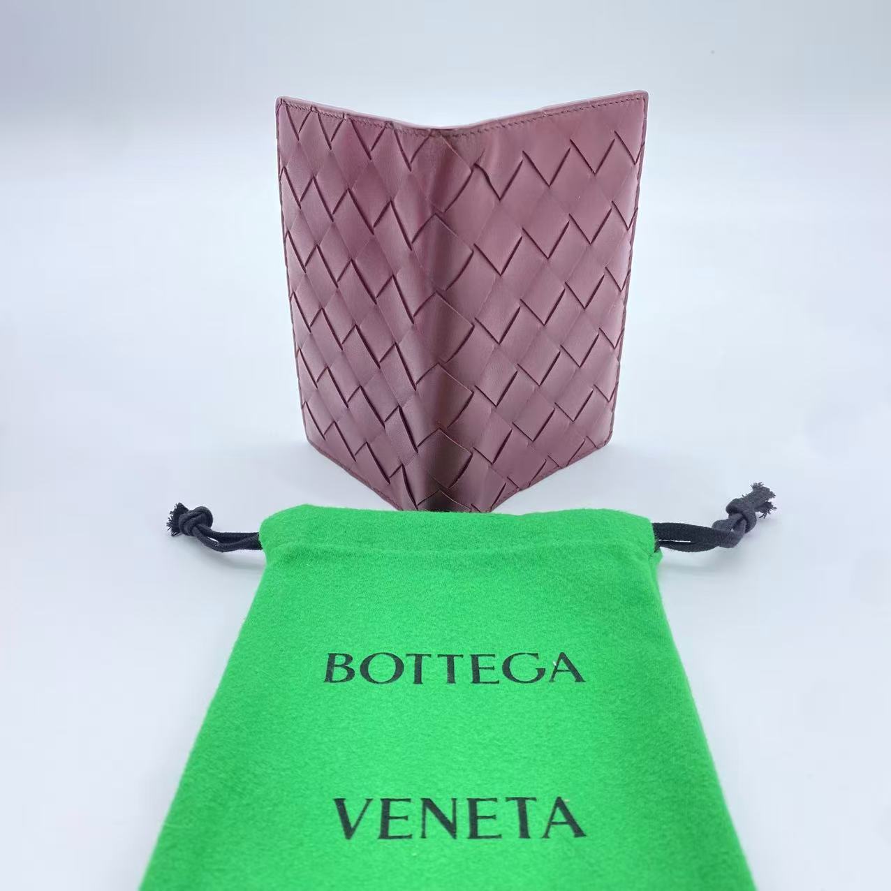 Intrecciato Flap Card Case