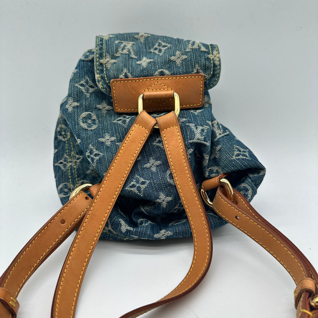 Sac a Dos Drawstring Backpack Denim PM