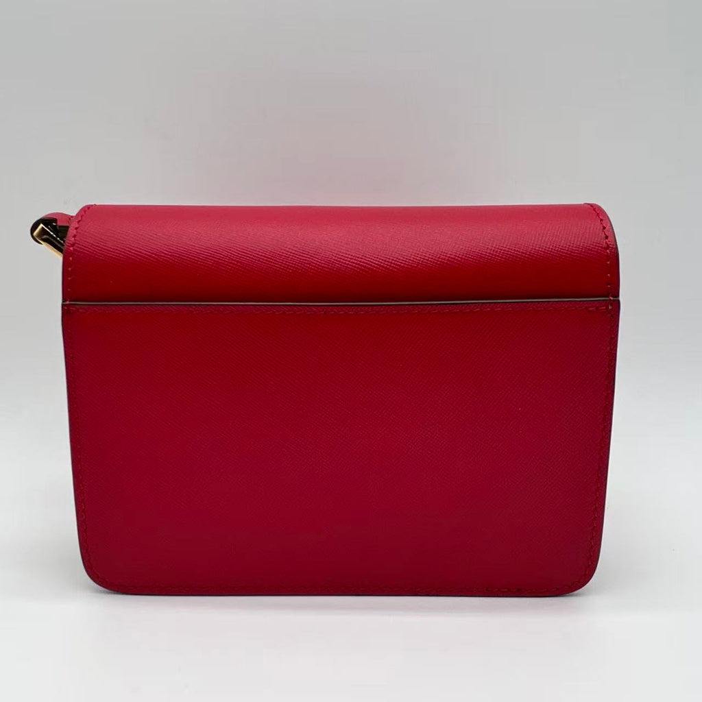 Red Leather Shoulder bag