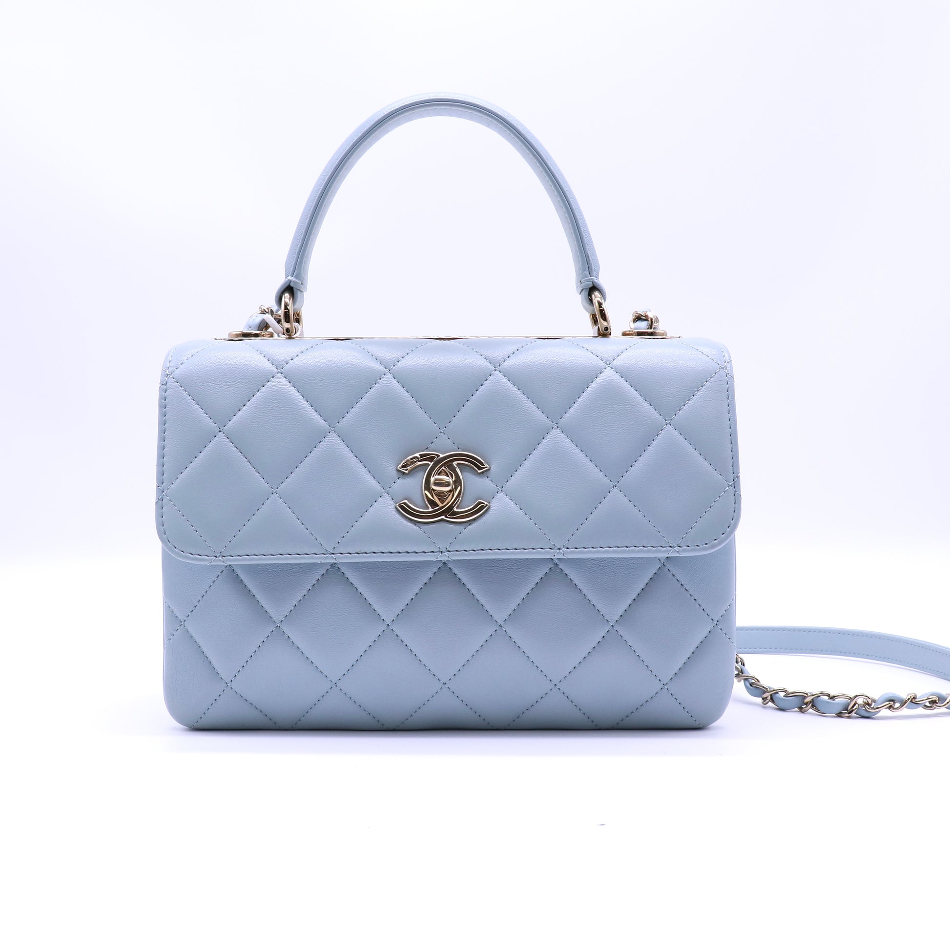 Trendy CC Top Handle Bag Quilted  Small Twins LDJ4349