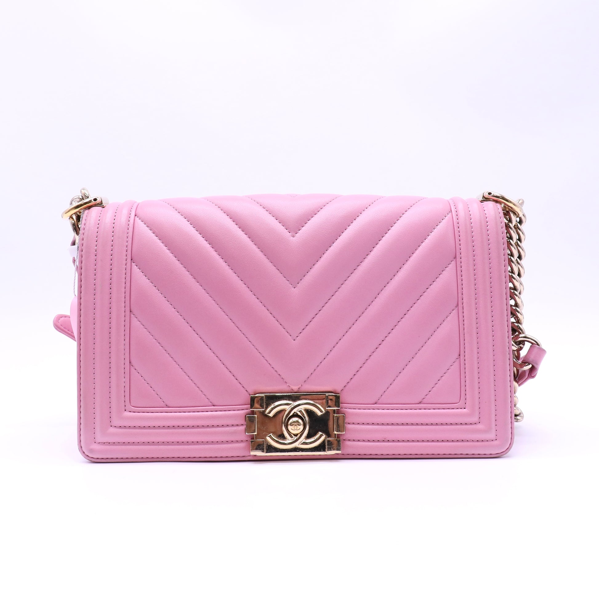 Chanel Pink LeBoy Shoulder Bag Twins