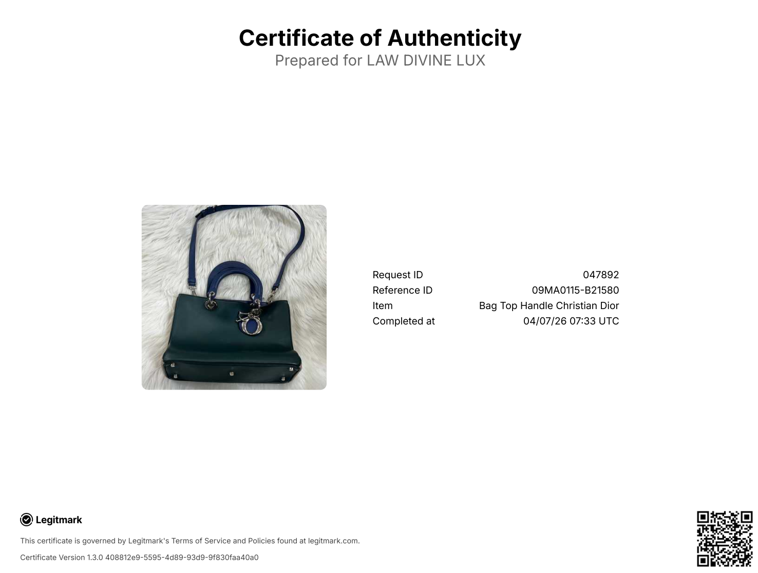 Christian Dior Tri-color Calfskin Diorissimo Medium Tote Bag twins B21580