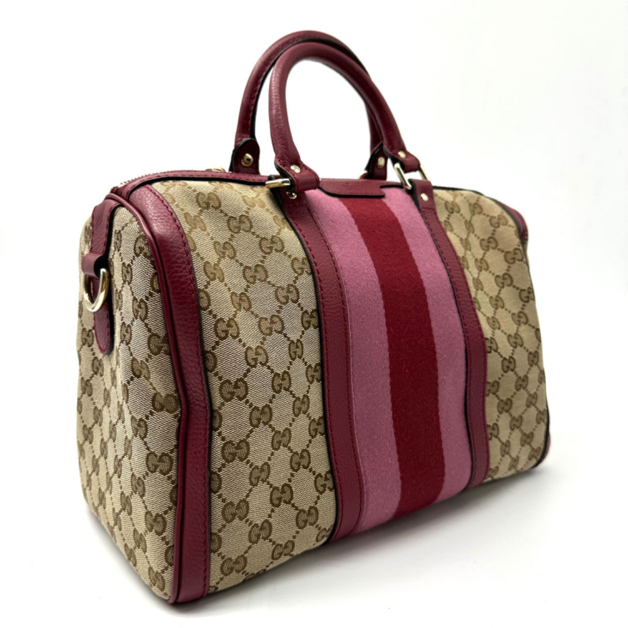 GUCCI Boston Leather Satchel