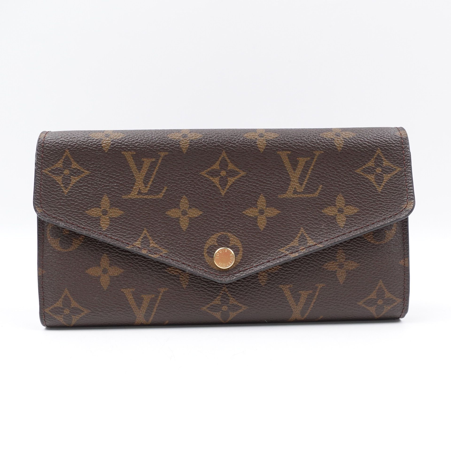 Monogram Sarah Wallet NM Coquelicot