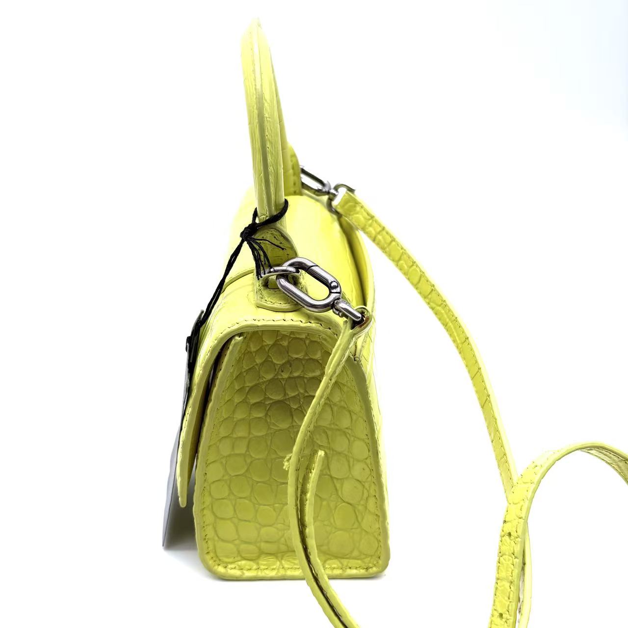 Hourglass Top Handle Bag Leather XS