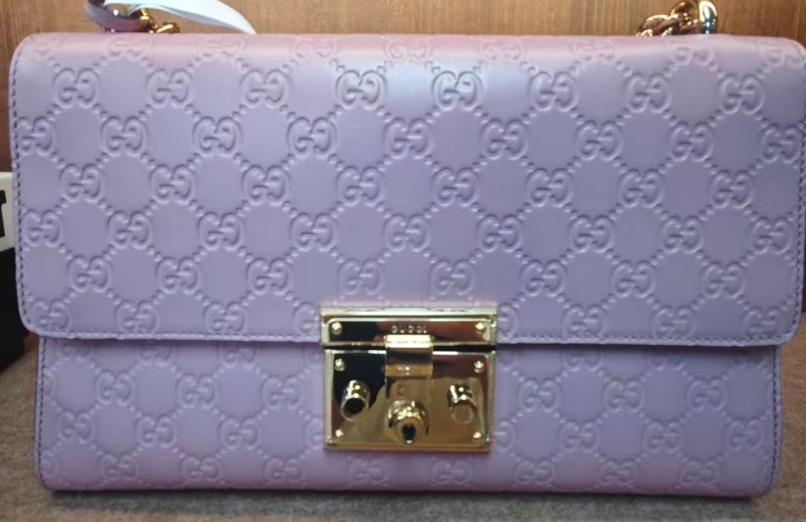 gucci pink padlock TWINS B22786