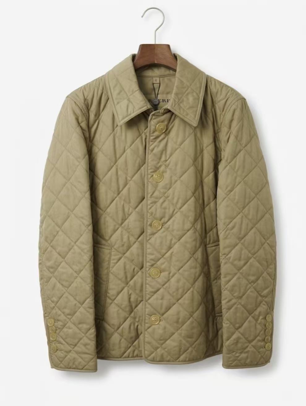 Burberry Lindfield Quilted Jacket Sand Beige Color Twins LDJ6826
