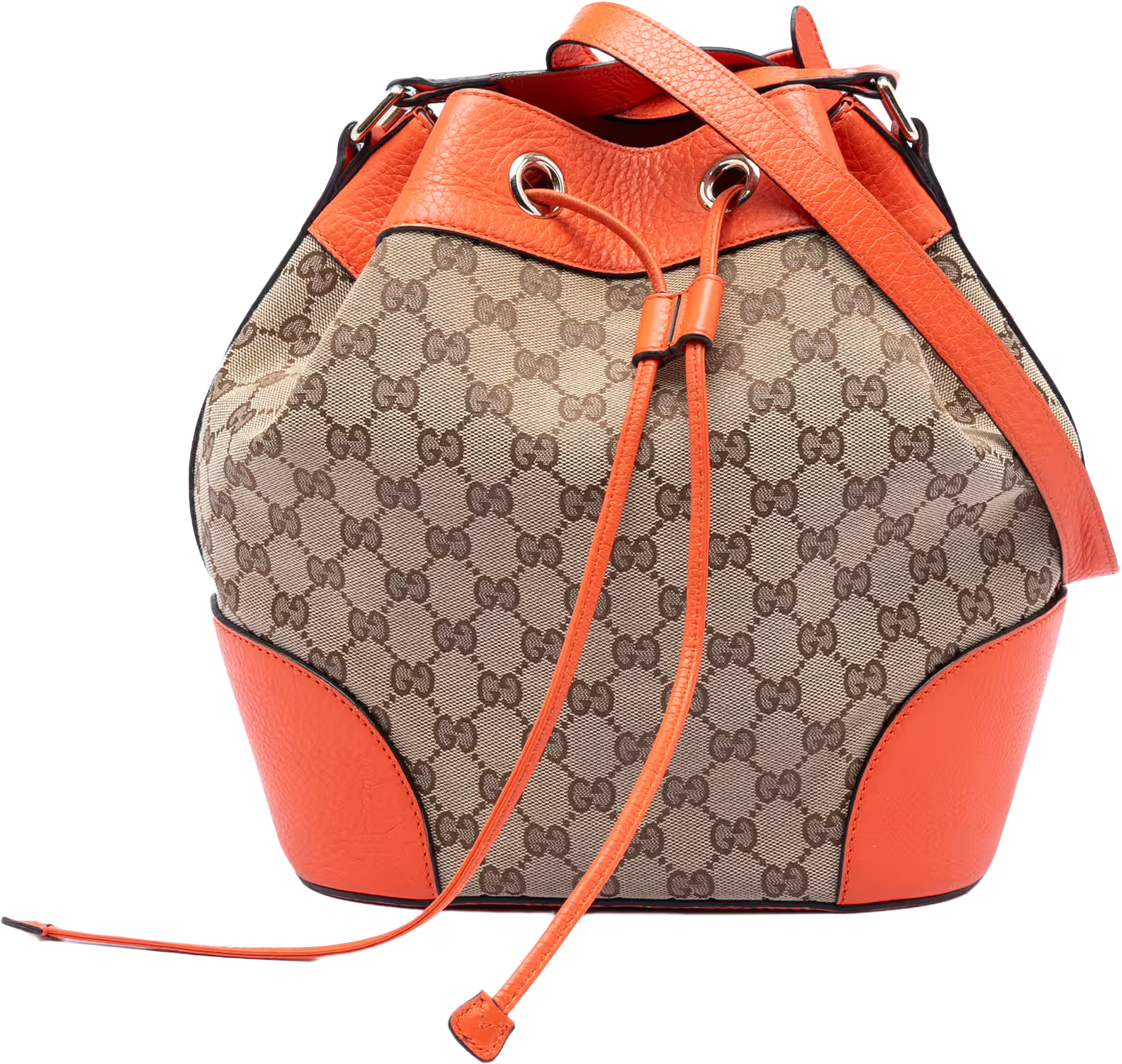 Gucci Gg Canvas Drawstring Bucket Bag Twins LDJ3868