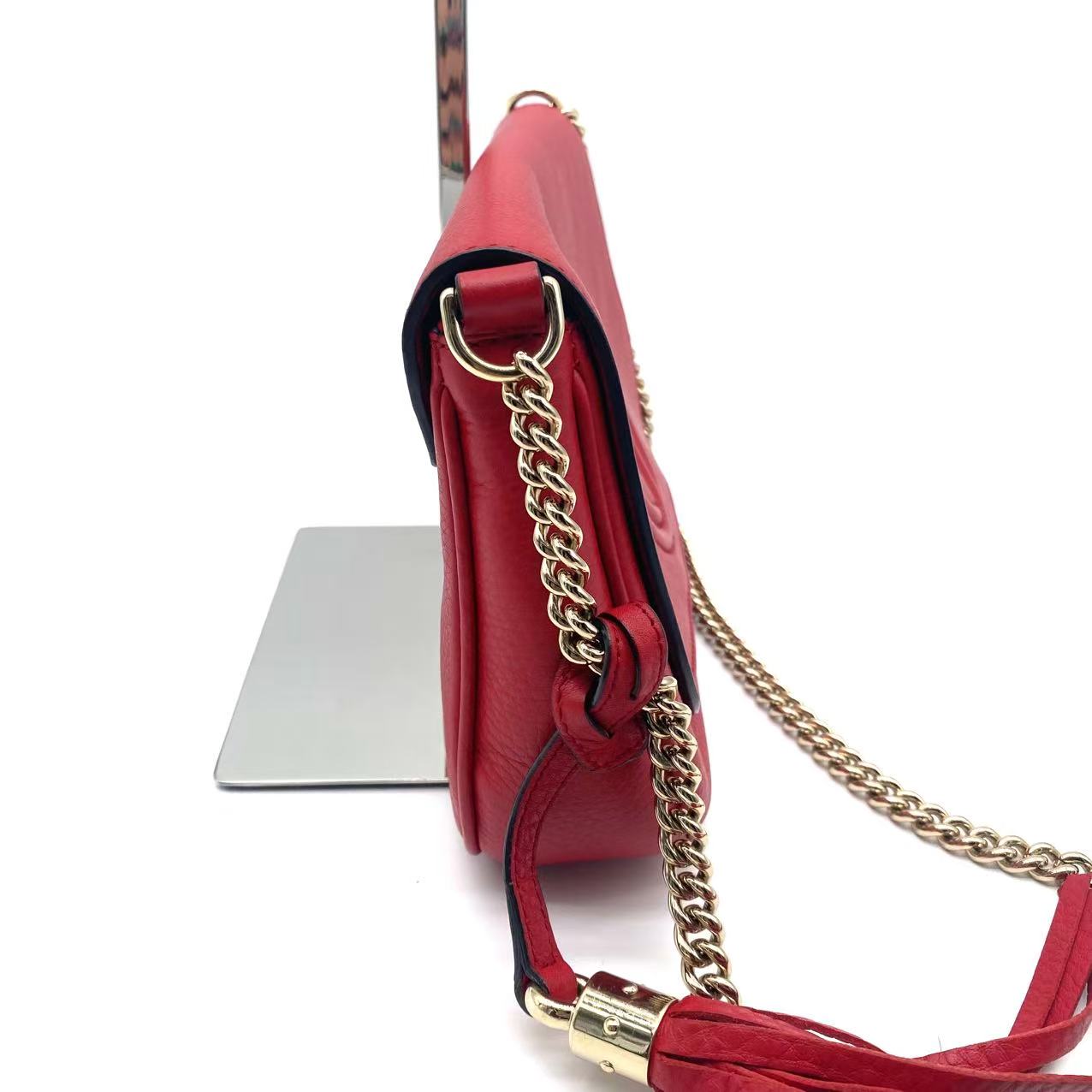 Leather Soho Flap Crossbody Bag