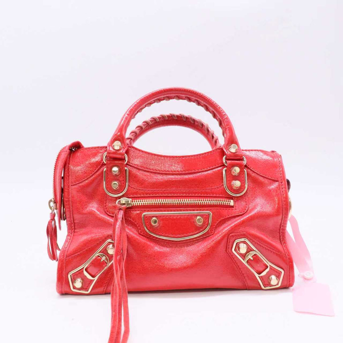 Balenciaga Leather Motocross City Metallic Edge Twins LDJ6234