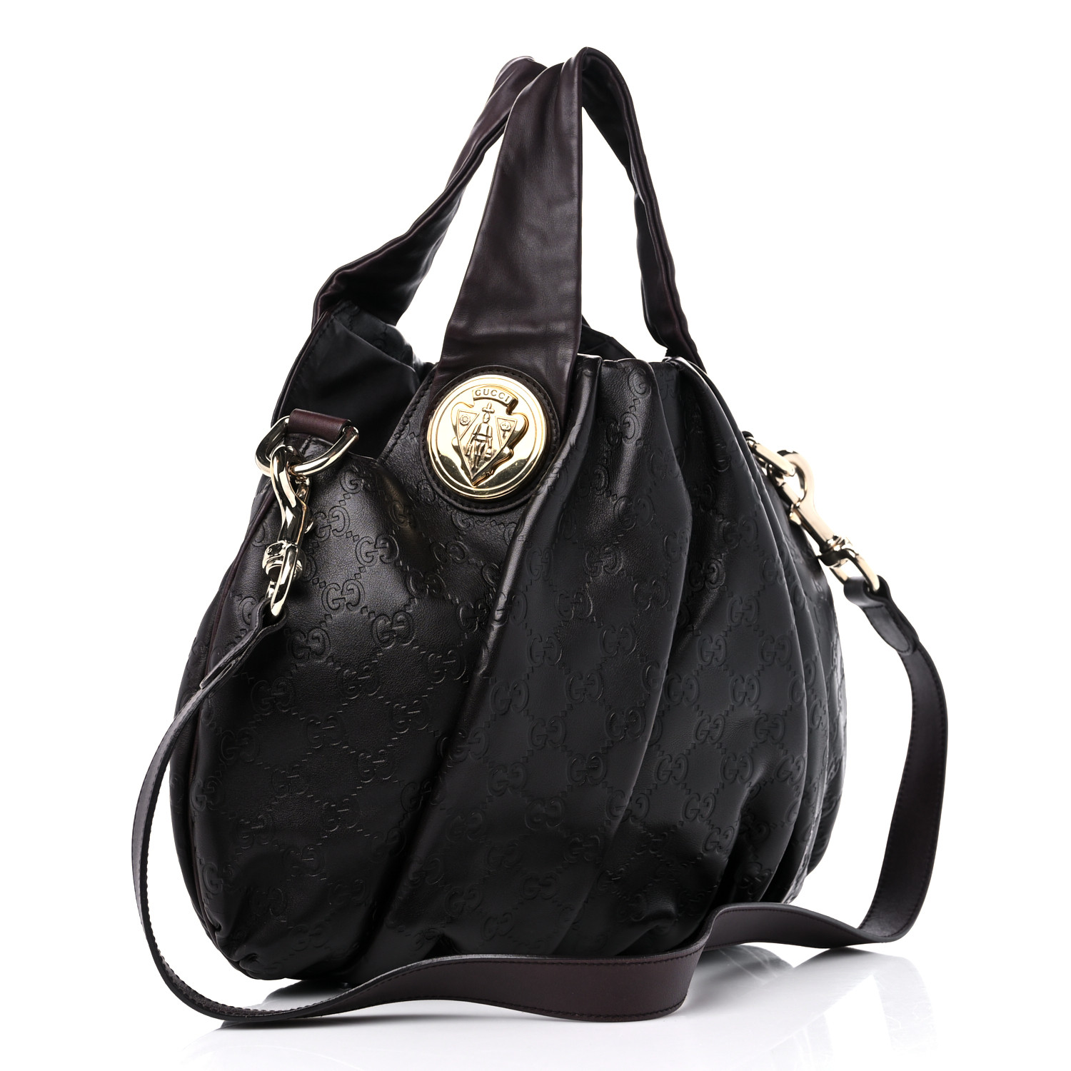 Hysteria Convertible Top Handle Bag Leather Twins