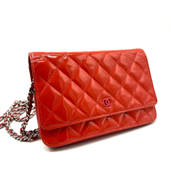 Chanel Wallet on Chain Quilted Patent