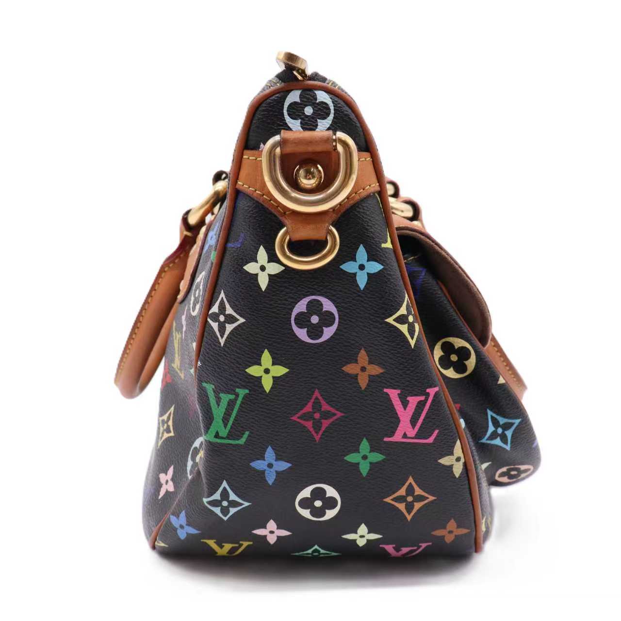 Louis Vuitton  Monogram Multicolor Rita Black twins