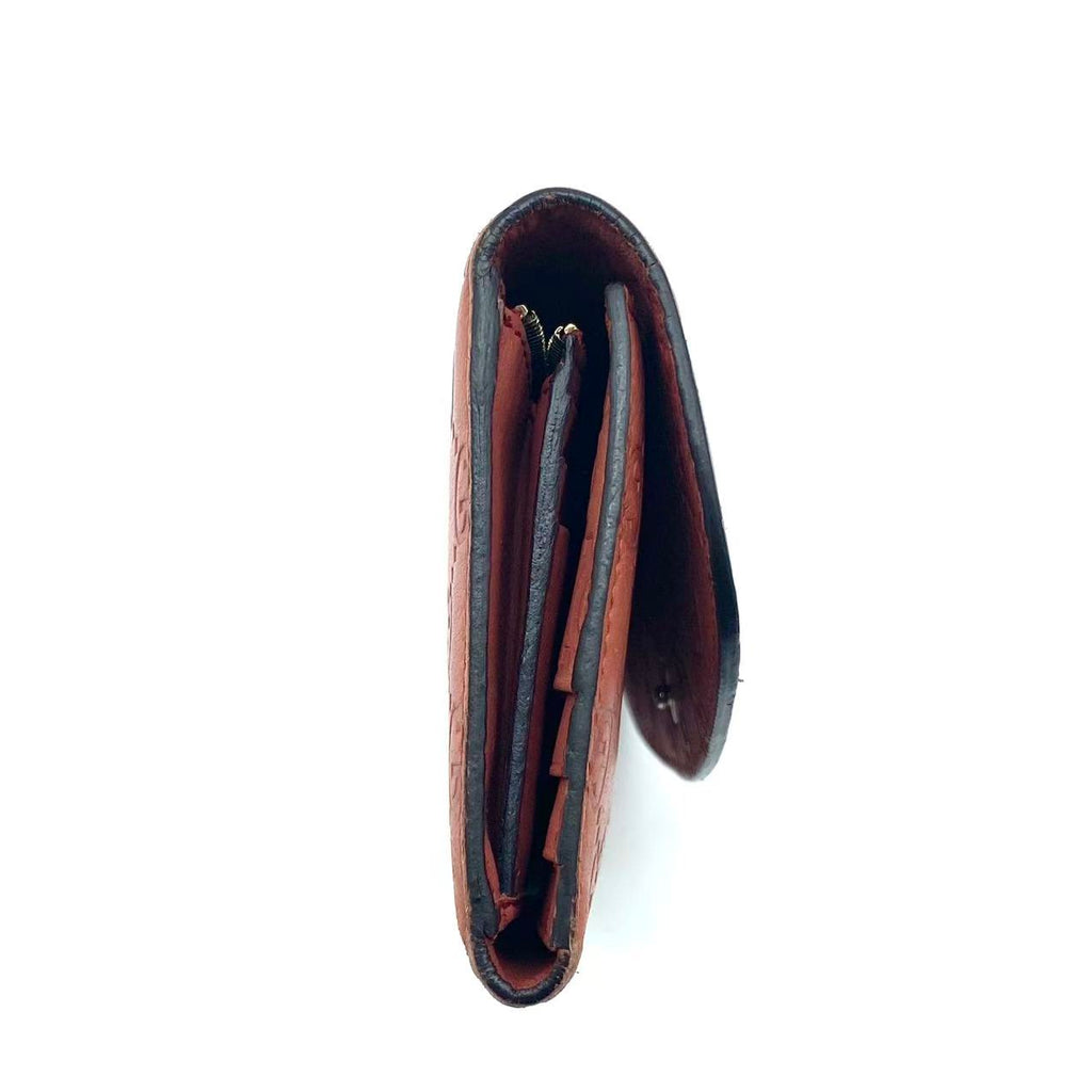 Guccissima Leather Wallet Trifold Long Card Purse