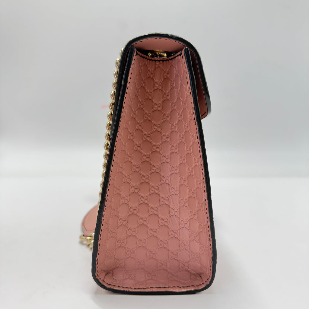 Emily Chain Flap Bag Guccissima Leather Medium Twins