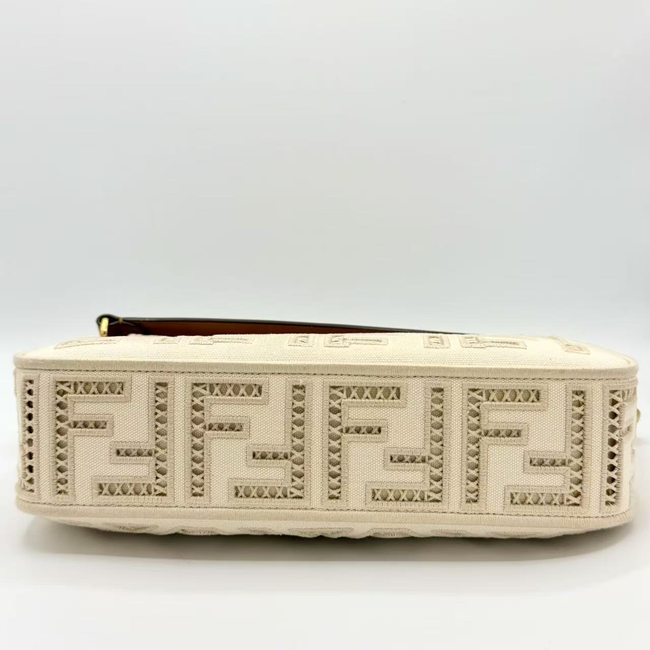 Baguette FF Crochet Raffia Bag