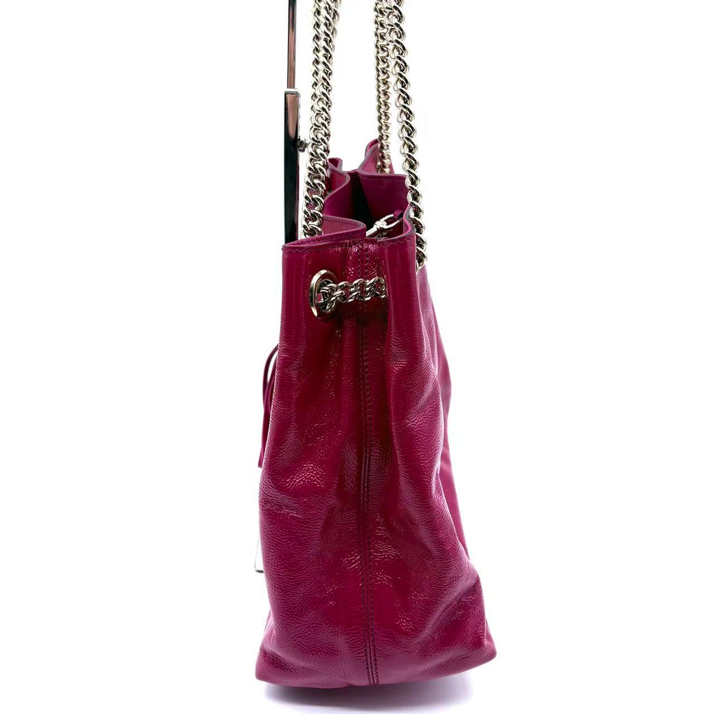 Soho Chain Strap Shoulder Bag Leather Medium